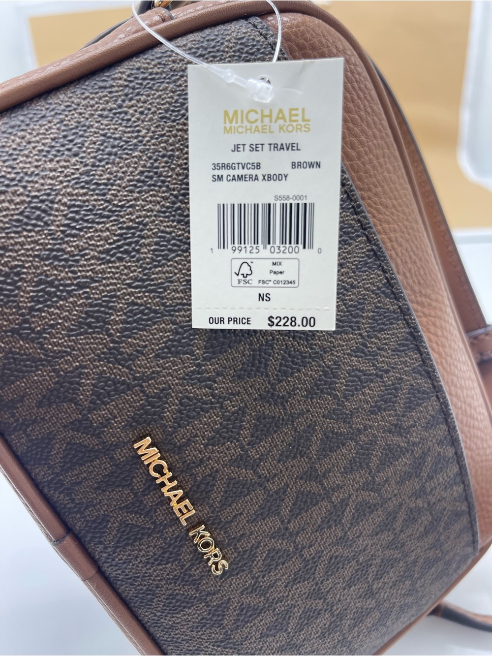 Michael Kors Jet Set Sm Signature Logo Camera Crossbody Xbody Bag
Brown 
NWT - Picture 10 of 16